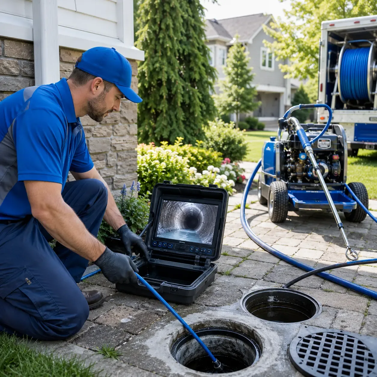 Outdoor drain cleaning professionals serving Ghent, KY